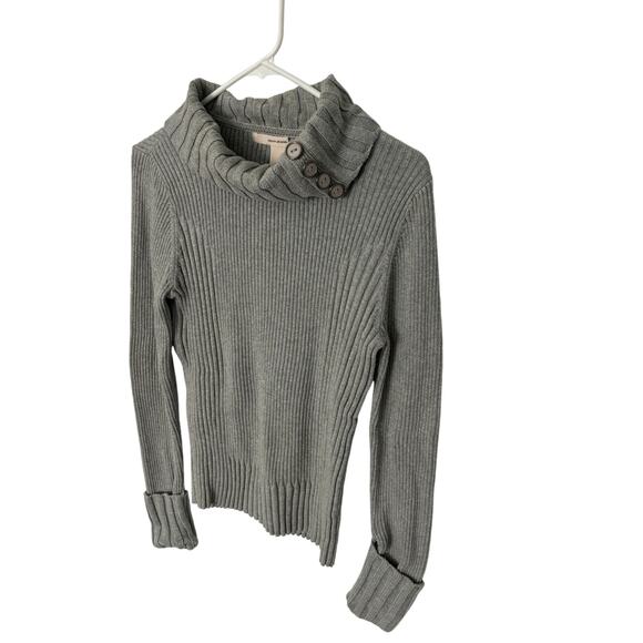 DKNY grey turtle neck sweater size Medium - Picture 4 of 5